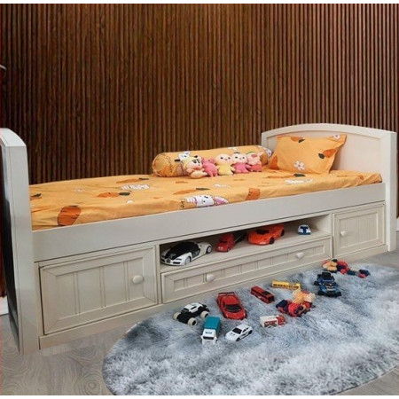 Ellory Twin Storage Bed : Giường Ngủ Có Ngăn Kéo Lưu Trữ - 1m 
